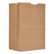 General Paper Bags, 75 lbs Cap., 1/6 BBL, 12"w x 7"d x 17"h, Kraft, PK400 80080